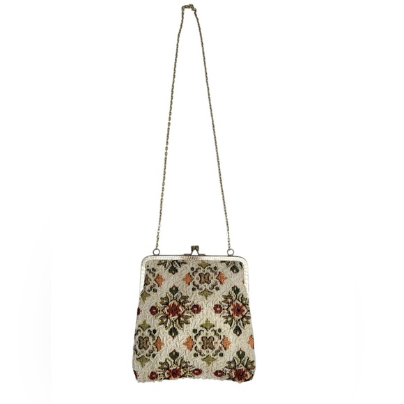 Fine Arts Vintage Beaded Tapestry Evening Bag - Picture 4 of 14